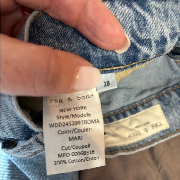 rag & bone Sophie Light Blue Jeans - Picture 7 of 7